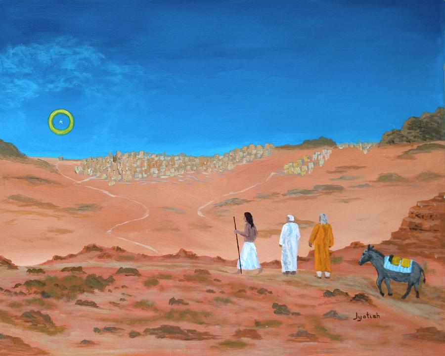 Following the Star Painting by Nayaswami Jyotish