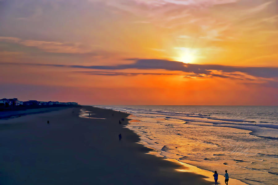 Folly Beach Sunrise Photograph by Meta Gatschenberger