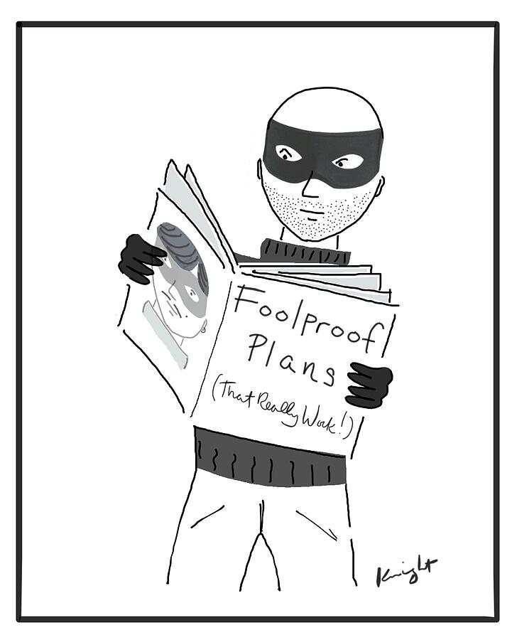 Foolproof Plans Drawing by Douglas Knight - Fine Art America