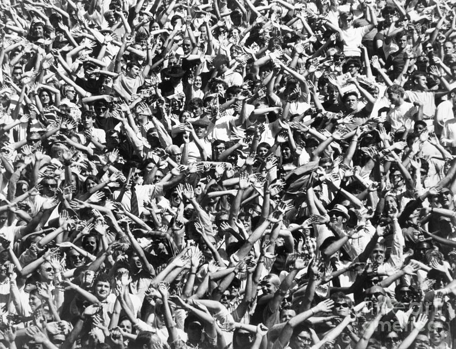 Football Crowd Photograph by Bettmann