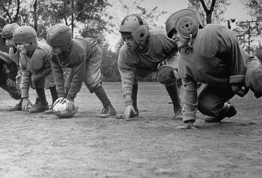 Football Game Photograph by Wallace Kirkland