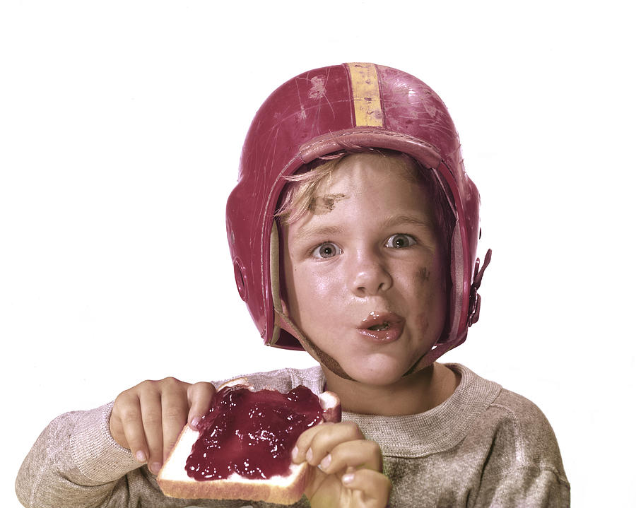 Football Makes You Hungry Photograph by Tom Kelley Archive