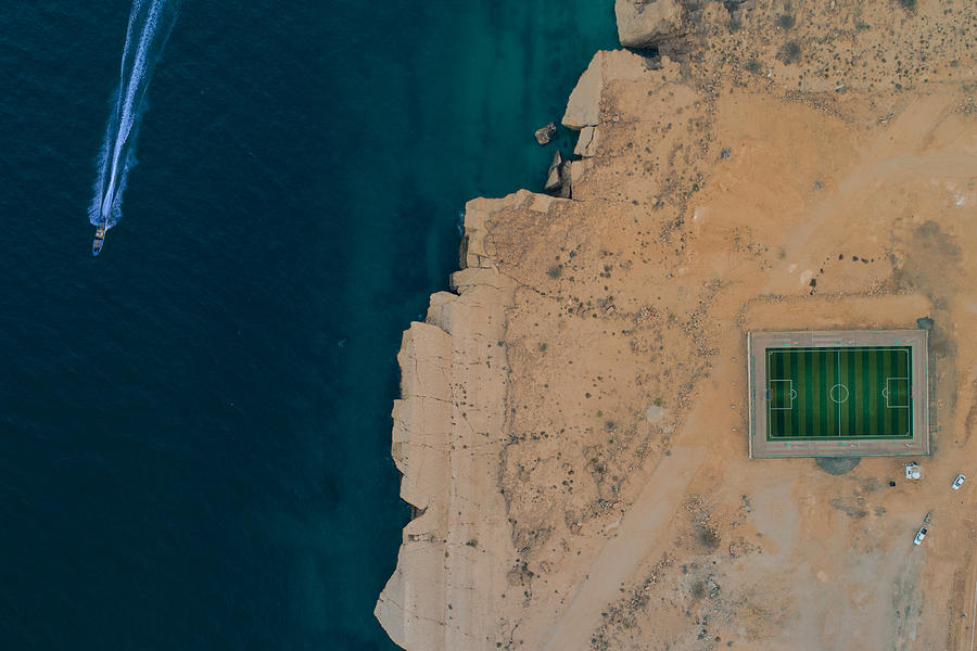 Football Pitch Photograph by Haitham Al Farsi