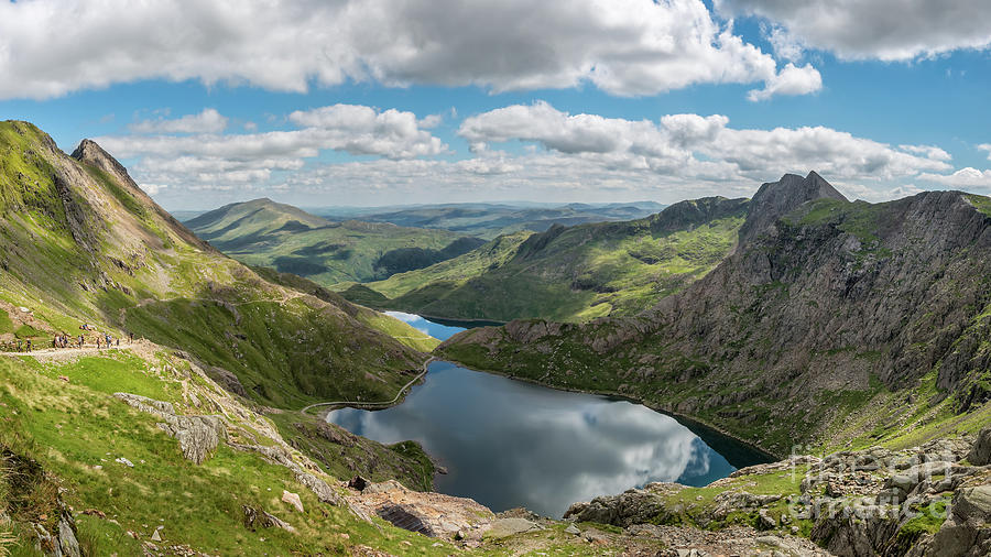 Footpath from Snowdon Mountain Photograph by Adrian Evans