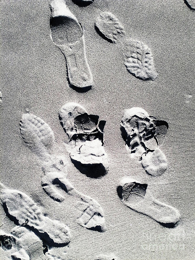Footprint Crush Photograph by Rebecca Harman