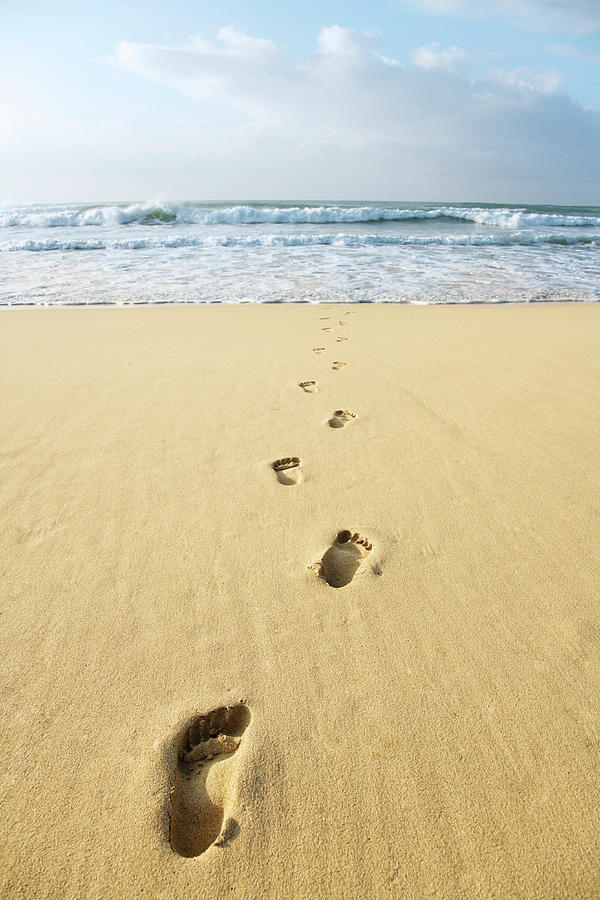 Footprints In The Sand by Jhorrocks