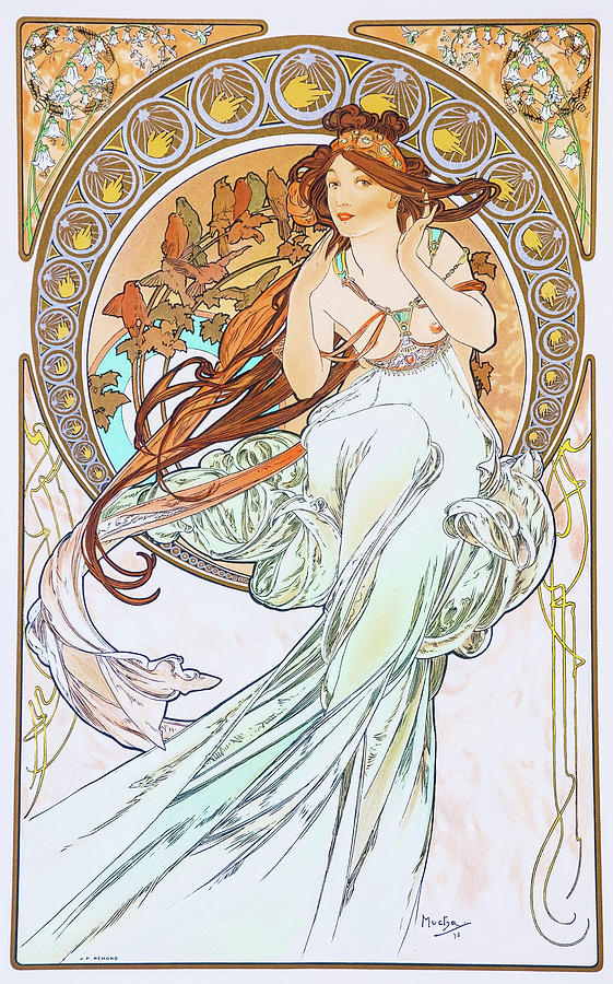 Music Painting - For Art, Music - Digital Remastered Edition by Alphonse Mucha
