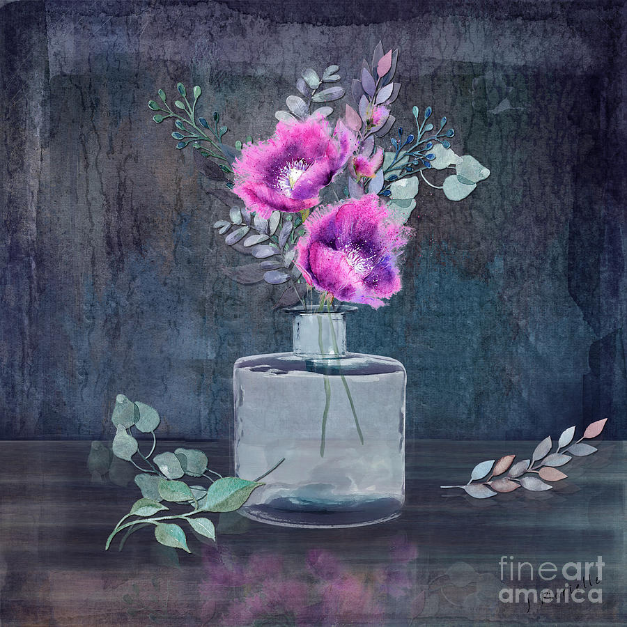 Poppy Digital Art - For Barbara by J Marielle