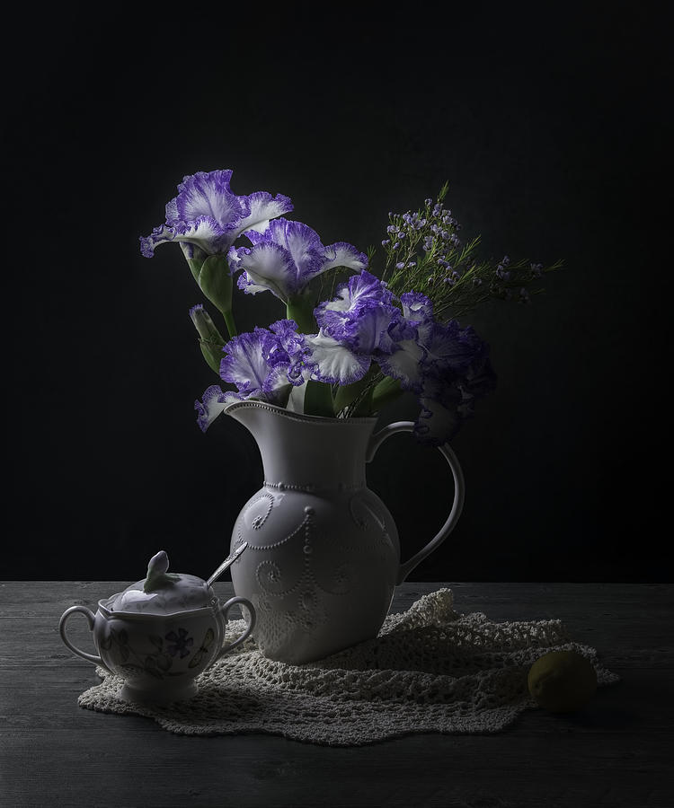Iris Photograph - For Ellie by Binbin Lu