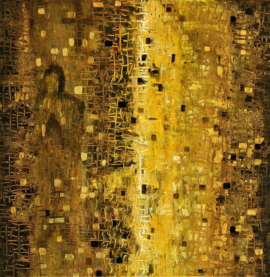 Gold Painting - For Gaudi by Cozma Mihaela