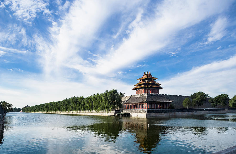 Forbidden City, A Corner Tower Photograph by Maremagnum