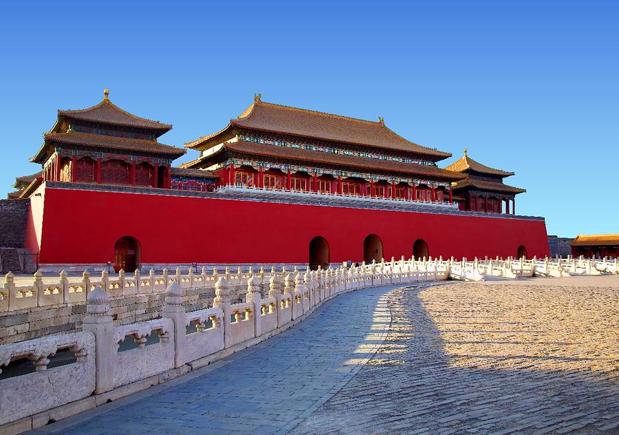 Forbidden City entrance, Beijing, China Photograph by Steve Clarke ...