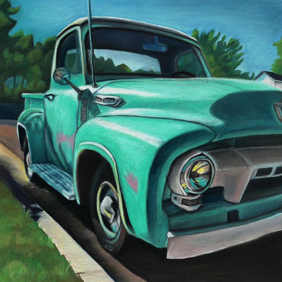 Ford 150, Studio City Painting by Mary DeChambres - Fine Art America