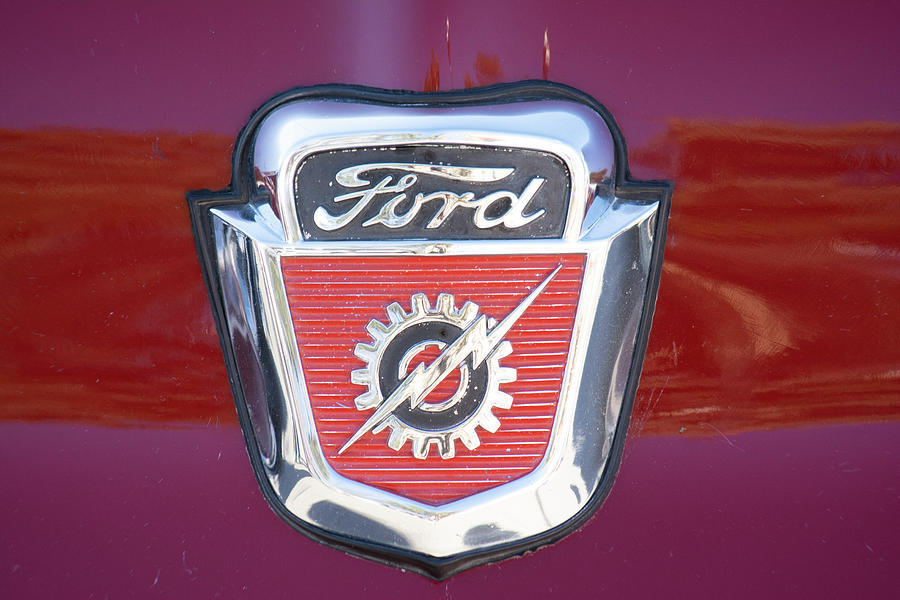 Ford Emblem Photograph by Patrick Nowotny