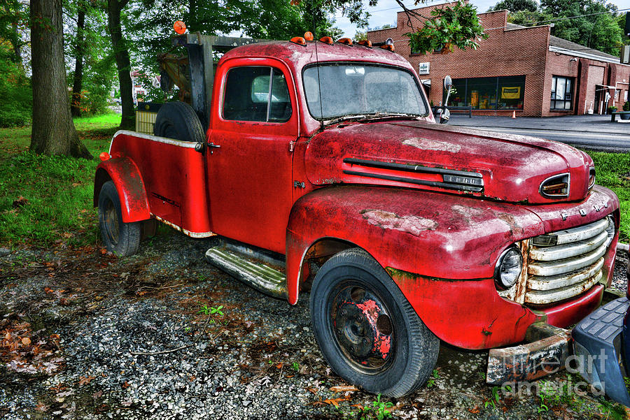 Ford F4 Tow the Truck Hook and Book Photograph by Paul Ward