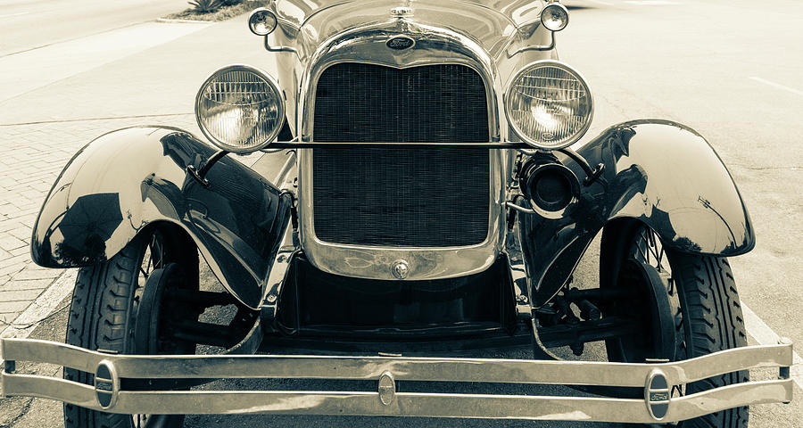 Ford Fender Reflections Photograph by Marcy Wielfaert