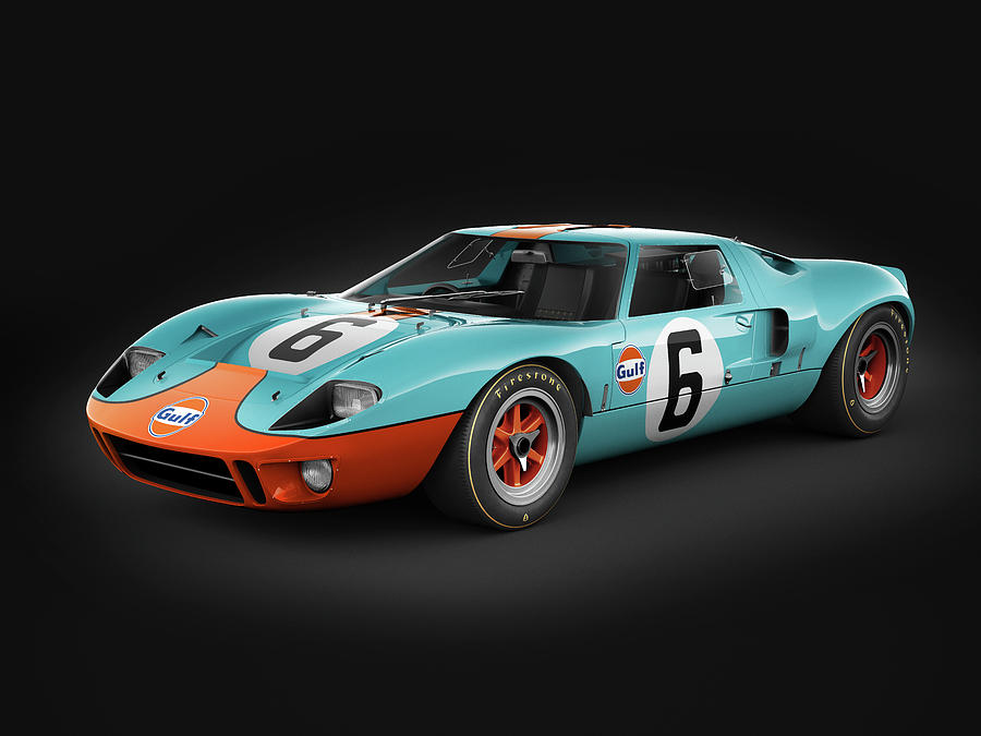 Ford GT40 - Challenger Photograph by Marc Orphanos