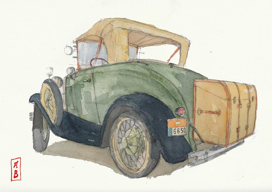 model a ford drawing