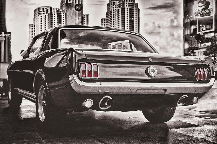 FORD MUSTANG GT Mach I Photograph by Benjamin Dupont - Fine Art America