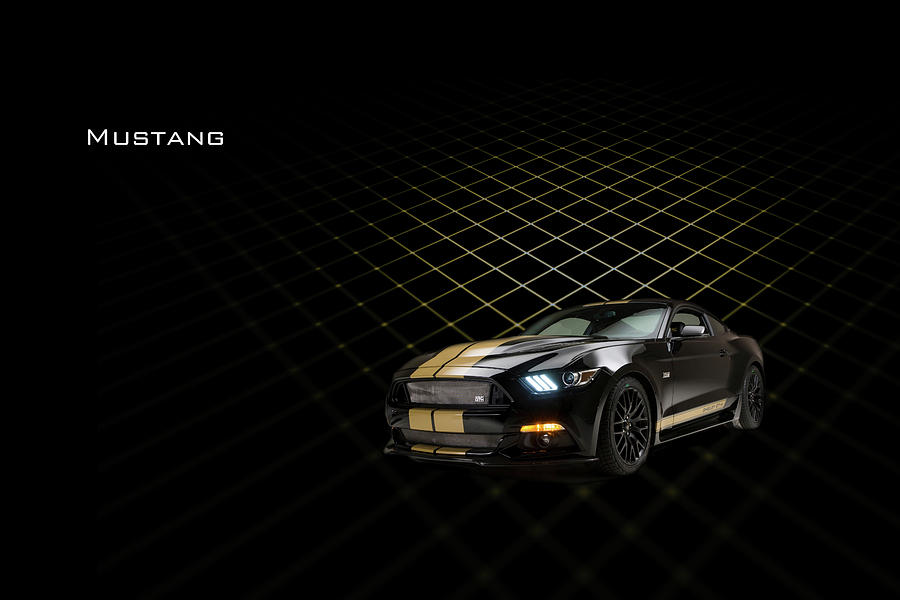 Ford Mustang GT500 Digital Art by Airpower Art