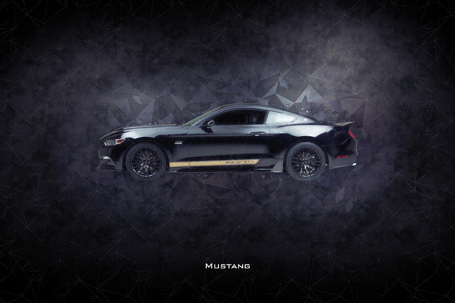 Ford Mustang Digital Art by Airpower Art