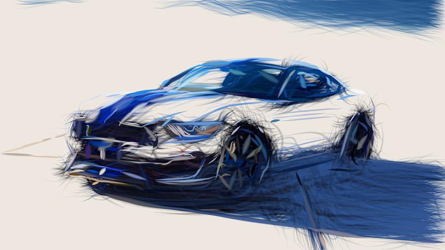 awesome drawings of mustangs