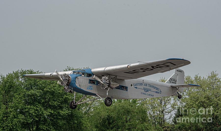 Airplane Photograph - Ford Tri-motor 5 by David Bearden