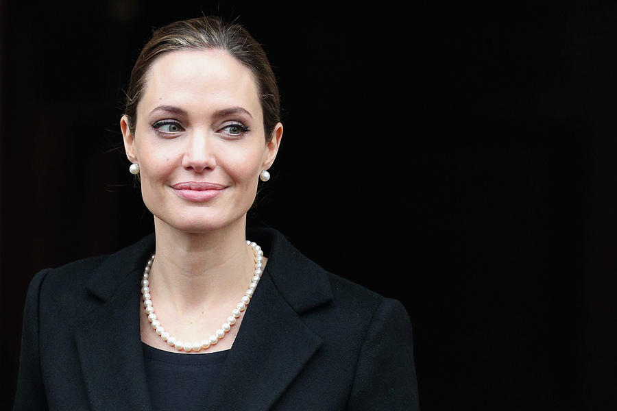Angelina Jolie Photograph - Foreign Ministers Gather In London For by Oli Scarff