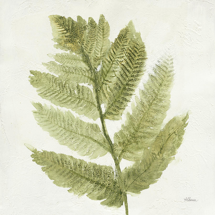 Ferns Painting - Forest Ferns I by Albena Hristova