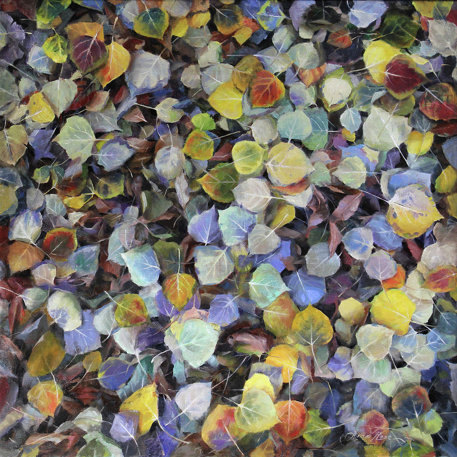 Forest Floor Painting by Anna Rose Bain
