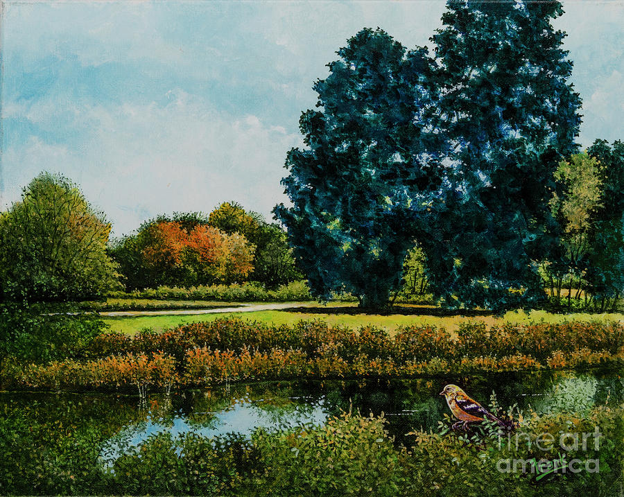 Forest Park Waterways 2 Painting by Michael Frank Forest Park Waterways 2 Painting by Michael Frank