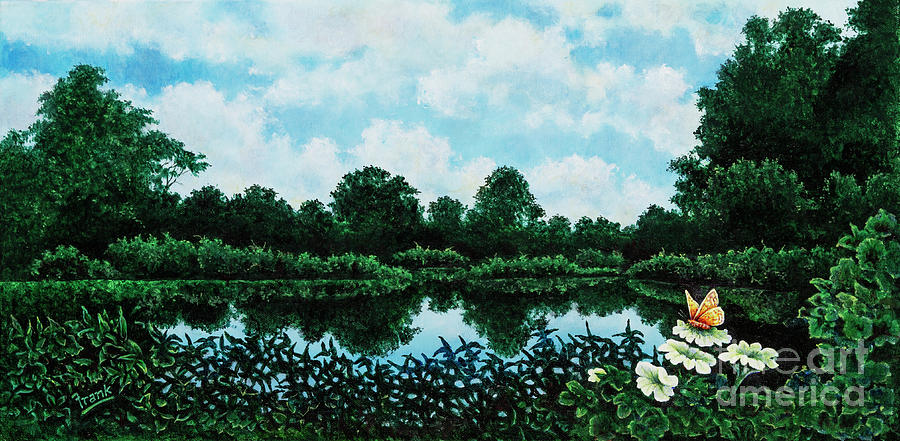 Forest Park Waterways 4 Painting by Michael Frank