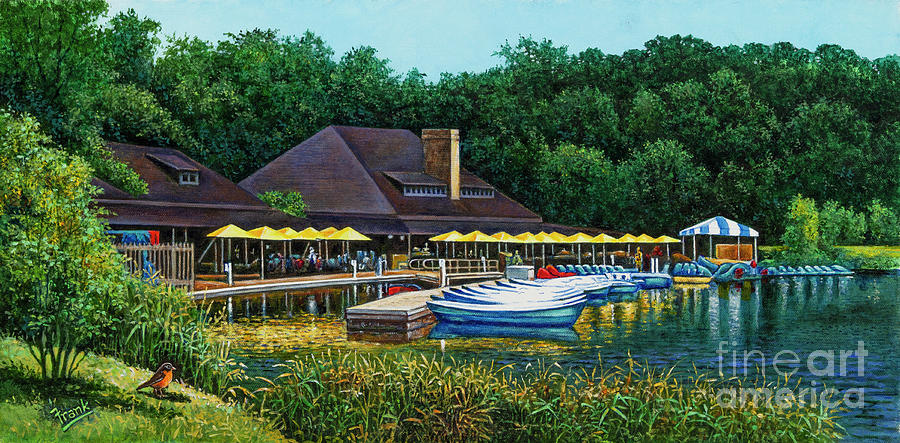 Forest Park Waterways 5 Painting by Michael Frank
