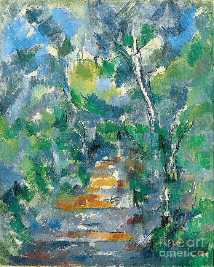 Forest Scene Path From Mas Jolie Drawing by Heritage Images