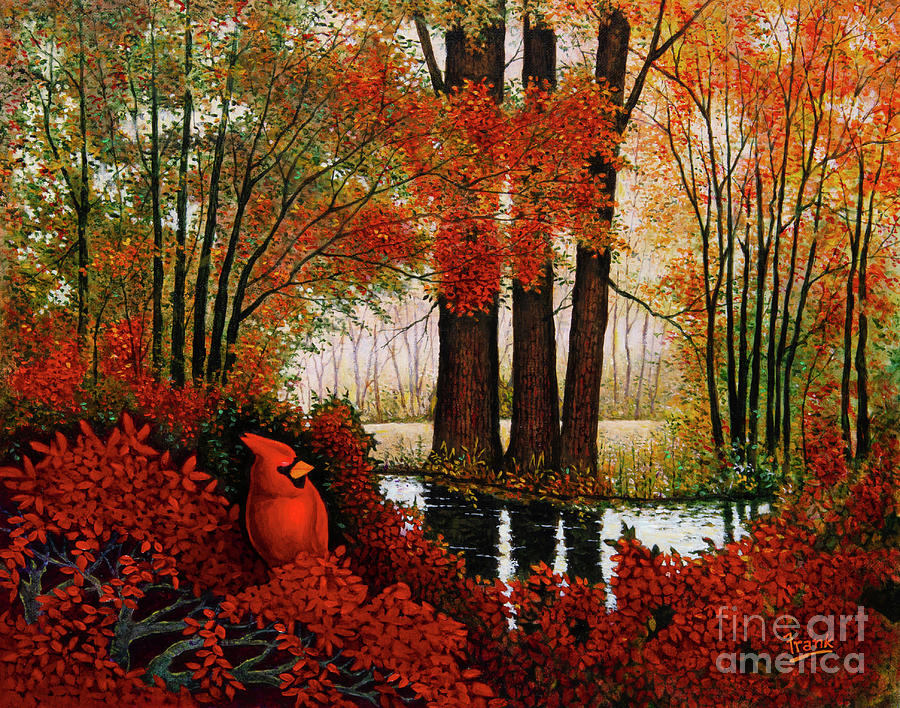 Forest Stream 3 Painting by Michael Frank