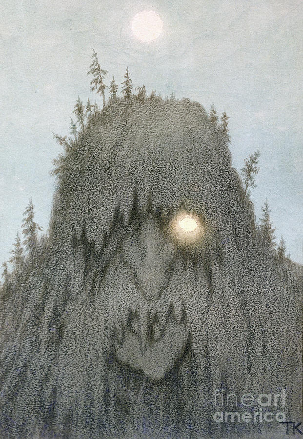 The Lord Of The Rings Painting - Forest Troll, 1906 by Theodor Kittelsen
