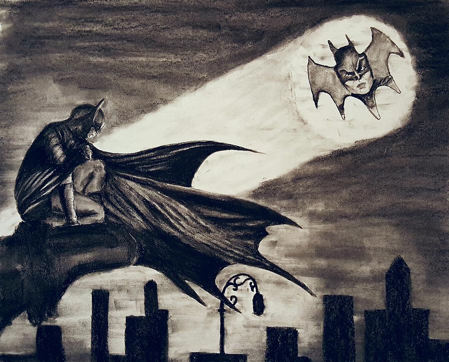 Forever Batman Drawing by Tim Brandt  Pixels
