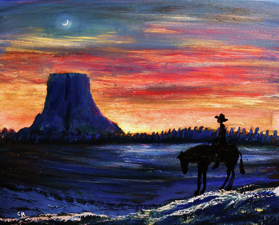 Forever West Painting by Chance Kafka