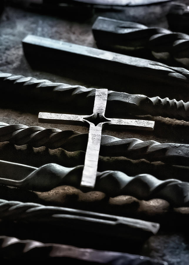 Forged Cross Photograph by Susan Rissi Tregoning