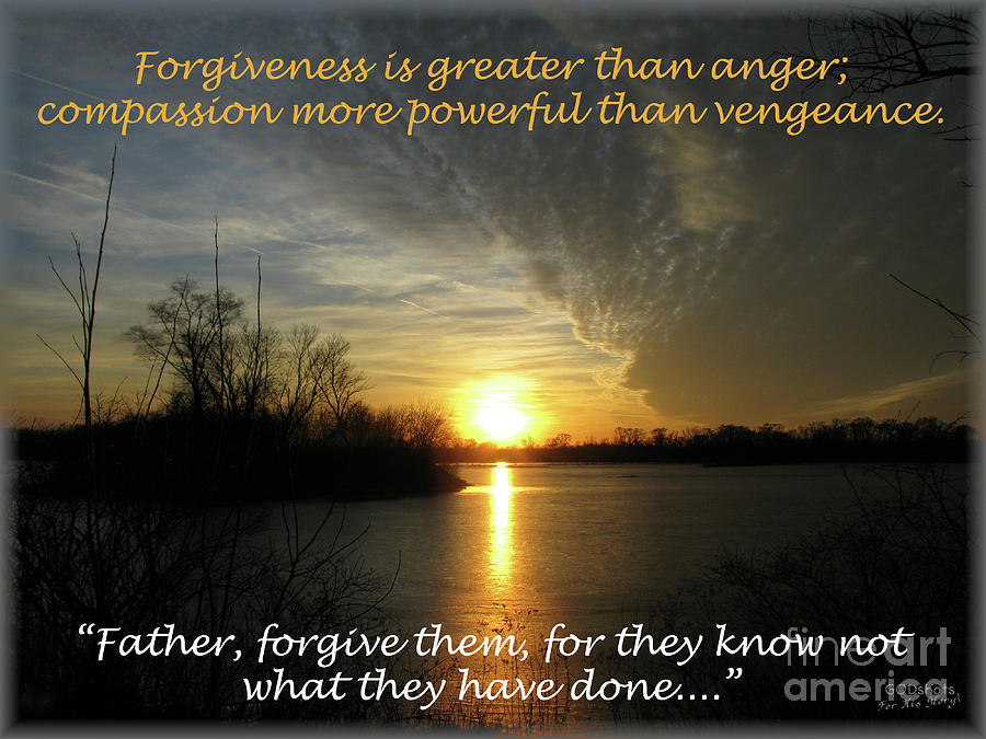 Forgive Mixed Media by Lori Tondini