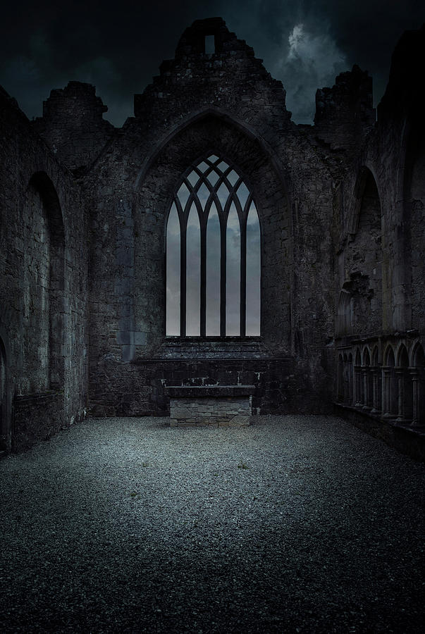 Forgotten Abbey Photograph by Jaroslaw Blaminsky