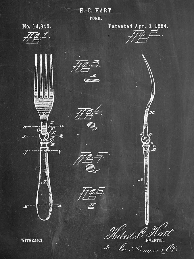 Fork Digital Art - Fork by Cole Borders