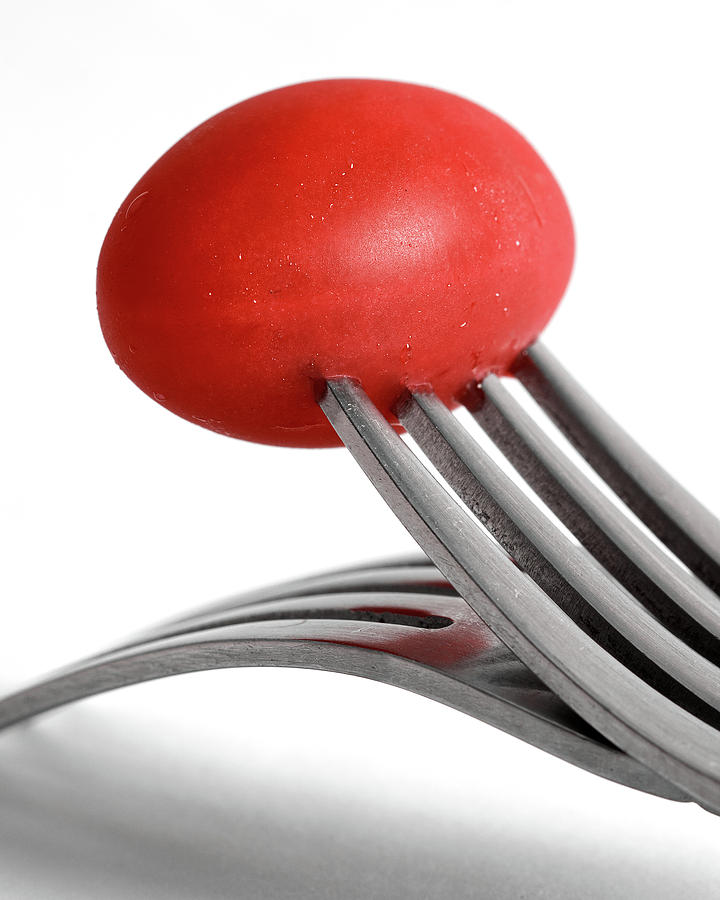 Forked Tomato Photograph by Richard Rizzo
