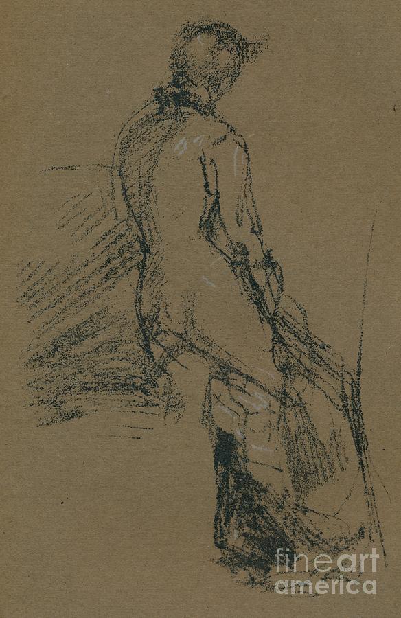 James Mcneill Whistler Drawing - Form Study by Print Collector