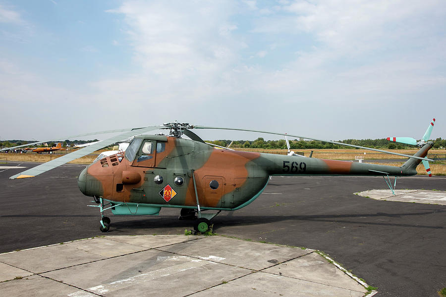Former East German Air Force Mi-4 Photograph by Timm Ziegenthaler