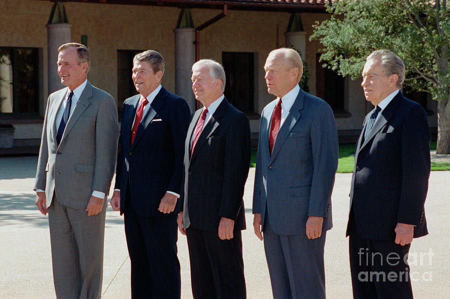 Former Presidents Of The United States Photograph by Bettmann