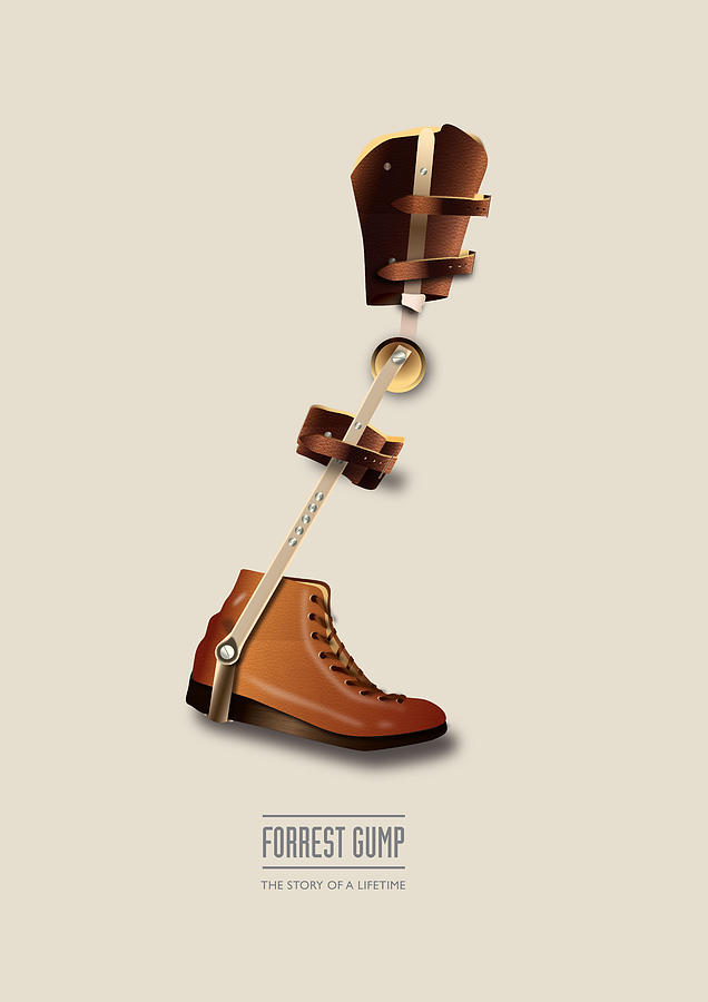 Forrest Gump Digital Art - Forrest Gump - Alternative Movie Poster by Movie Poster Boy