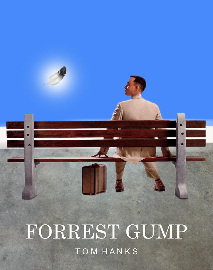 Forrest Gump Art Mixed Media by Marvin Blaine
