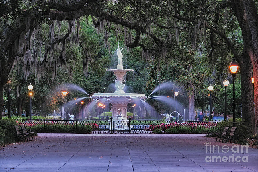 Forsyth Park Fountain Photograph by George Oze - Fine Art America