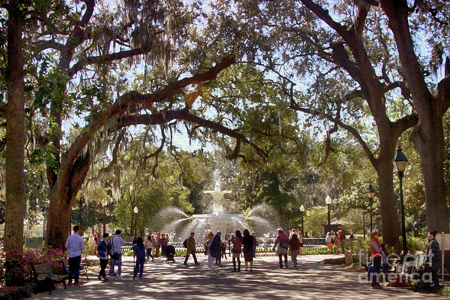 Forsyth Park Photograph by Tom Gari Gallery-Three-Photography - Fine ...